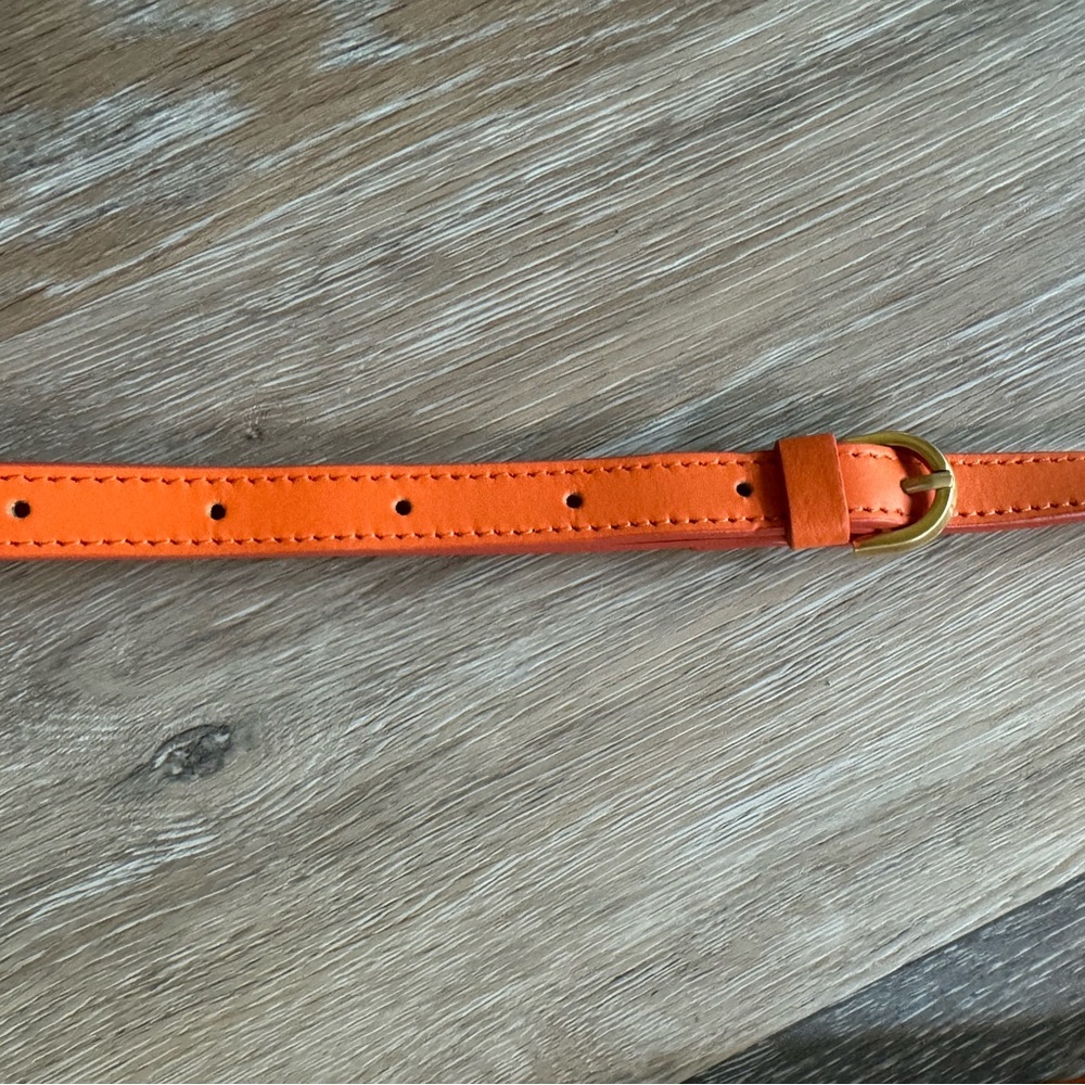 Frame Denim Vibrant Orange Crossbody Bag - Picture 4 of 8